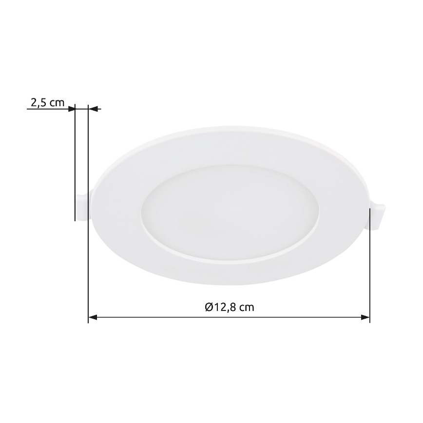 Globo - LED Recessed light LED/6W/230V 4000K d. 12,8 cm