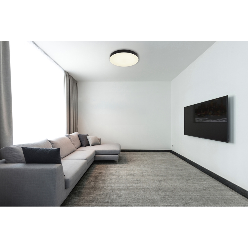 Globo - LED Ceiling light LED/36W/230V 3000K/4000K/6500K d. 40 cm black