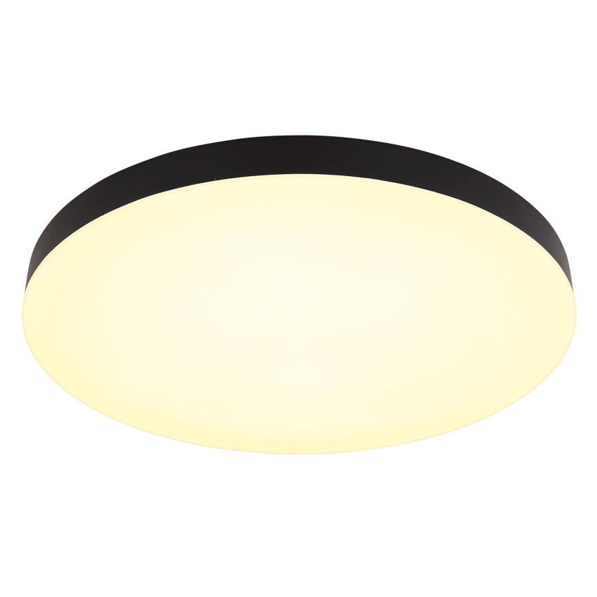 Globo - LED Ceiling light LED/50W/230V 3000K/4000K/6500K d. 50 cm black
