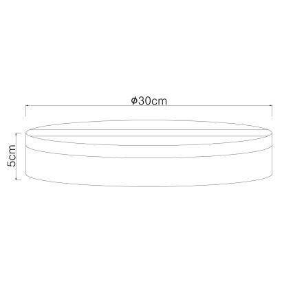 Globo - LED Ceiling light LED/18W/230V 4000K d. 30 cm white