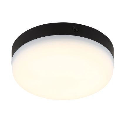 Globo - LED Ceiling light LED/8W/230V 4000K d. 12 cm black