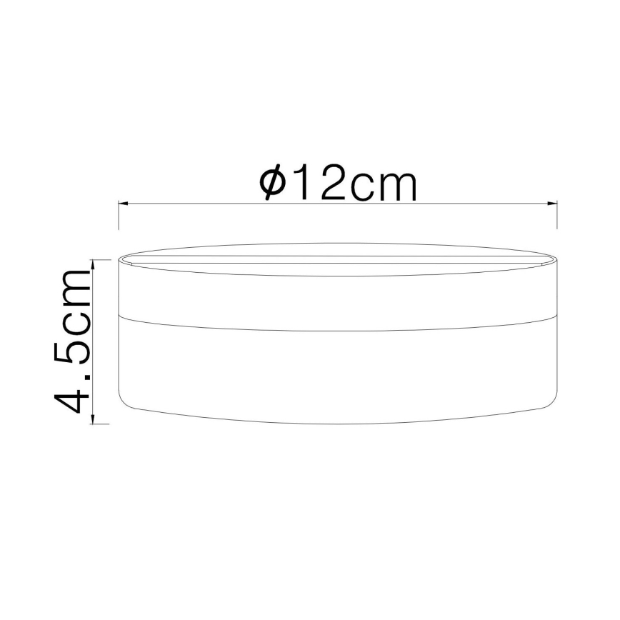 Globo - LED Ceiling light LED/8W/230V 4000K d. 12 cm white
