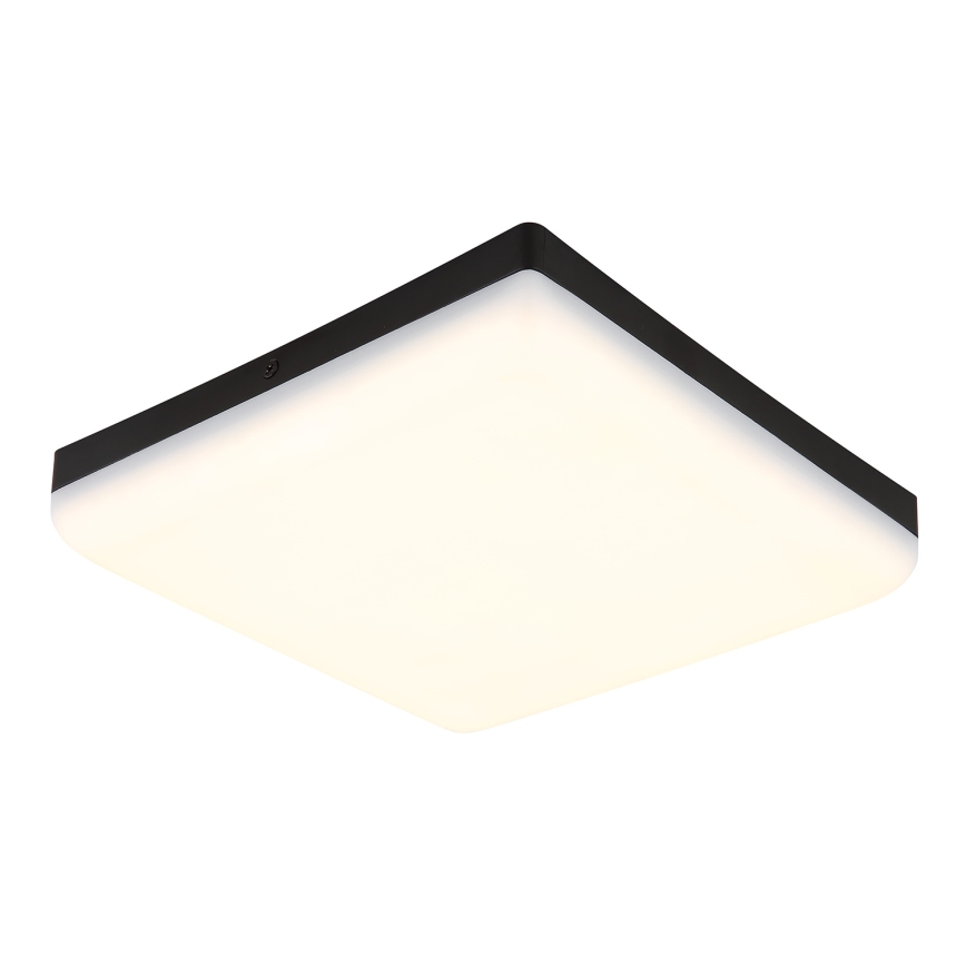 Globo - LED Ceiling light LED/12W/230V 4000K 22x22 cm black