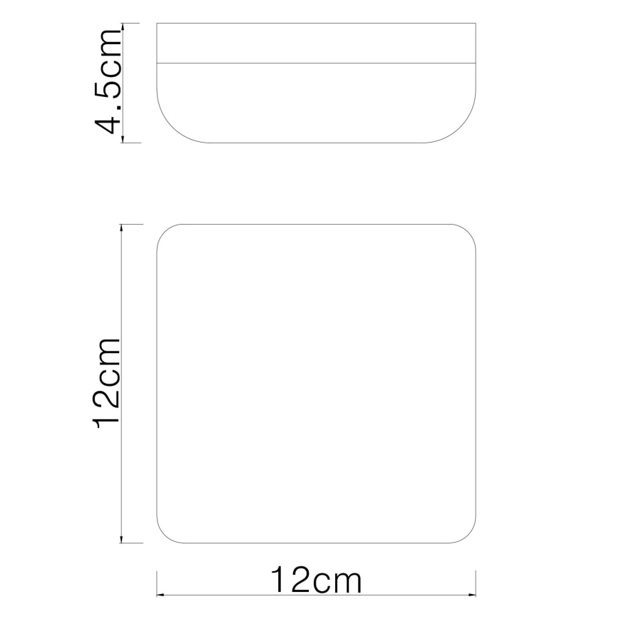 Globo - LED Ceiling light LED/8W/230V 4000K 12x12 cm white