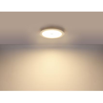 GLOBO 12392-18S - LED Bathroom suspended ceiling light with sensor POLLY 1xLED/18W
