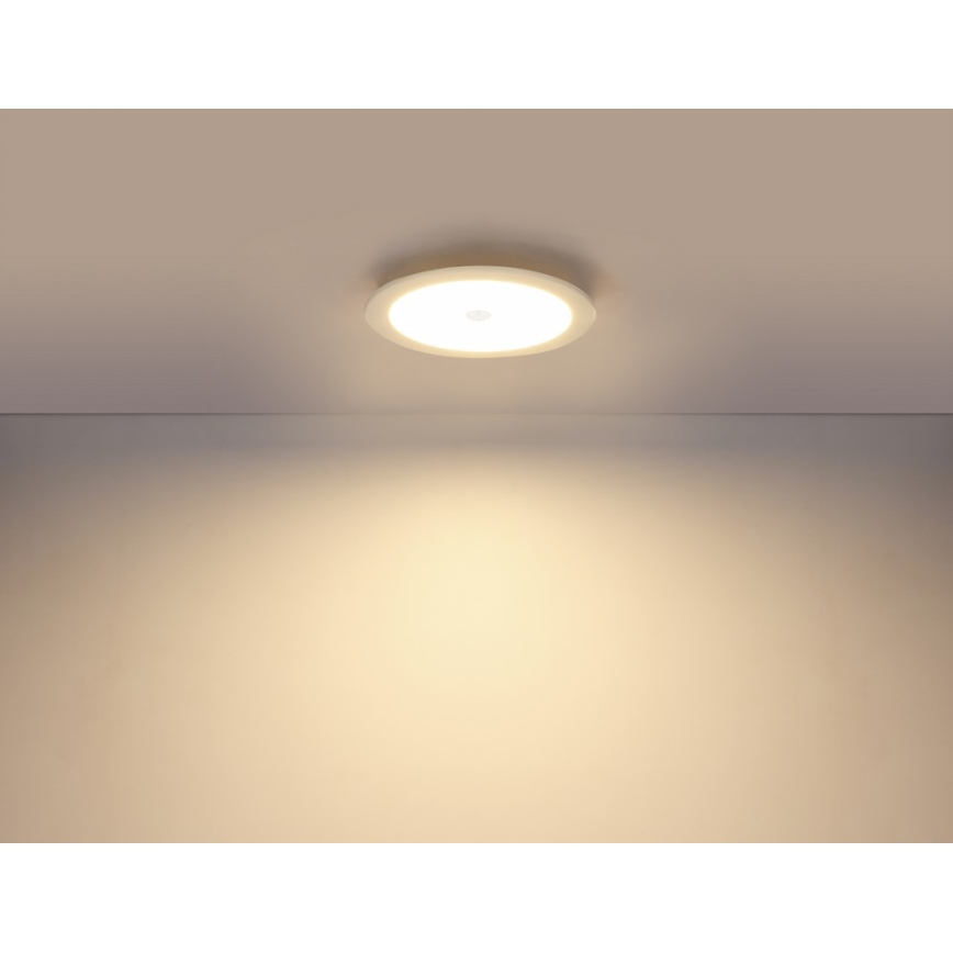 GLOBO 12392-18S - LED Bathroom suspended ceiling light with sensor POLLY 1xLED/18W