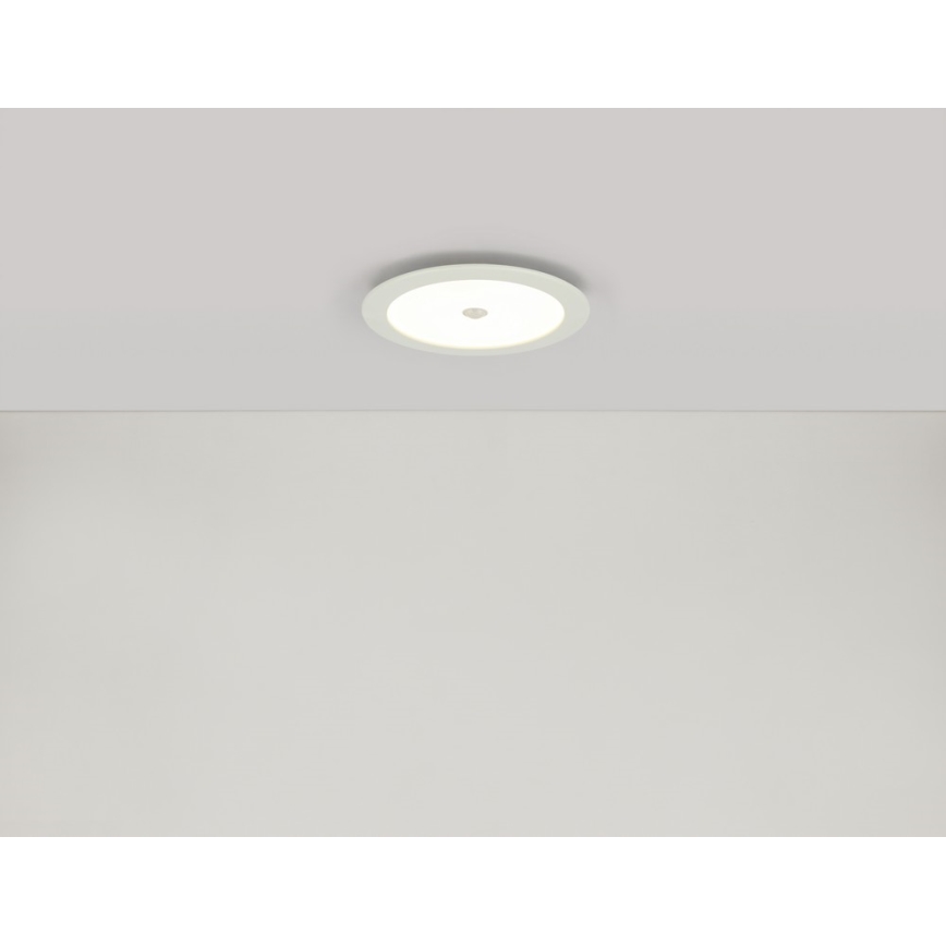 GLOBO 12392-18S - LED Bathroom suspended ceiling light with sensor POLLY 1xLED/18W
