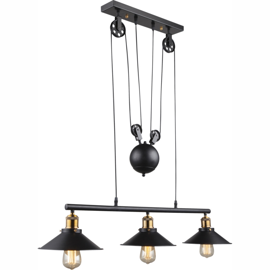 Globo - Chandelier on a string 3xE27/60W/230V