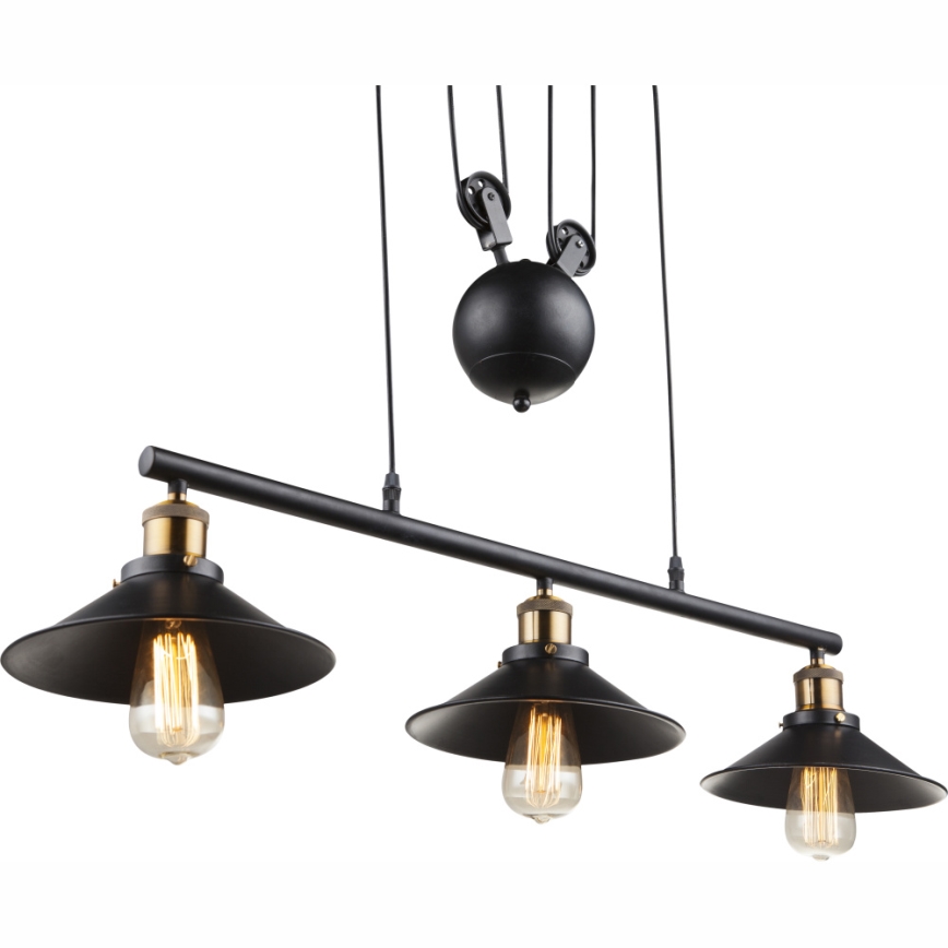 Globo - Chandelier on a string 3xE27/60W/230V