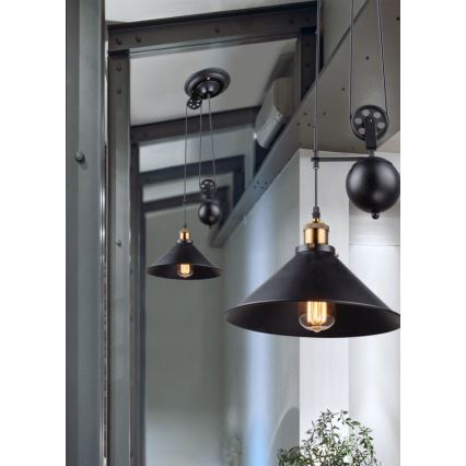 Globo - Chandelier on a string 1xE27/60W/230V