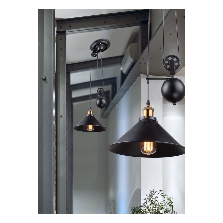 Globo - Chandelier on a string 1xE27/60W/230V