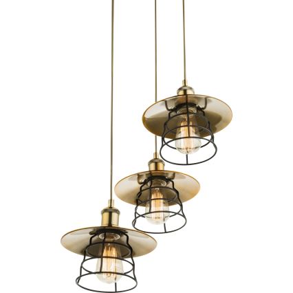 Globo - Chandelier on a string 3xE27/60W/230V