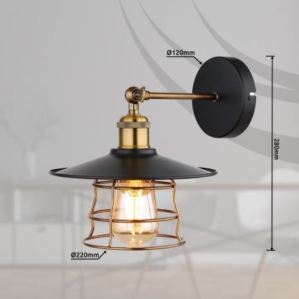 Globo - Wall lamp 1xE27/60W/230V