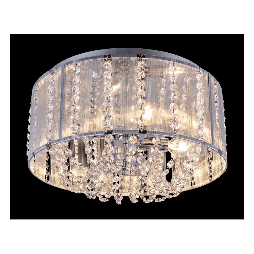 Globo - Crystal ceiling light 4xE14/40W/230V