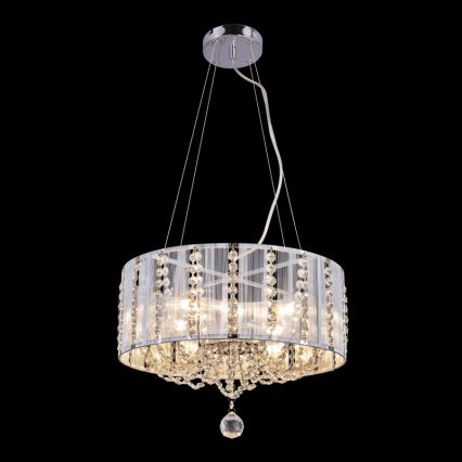 Globo - Crystal chandelier on a string 4xE14/40W/230V
