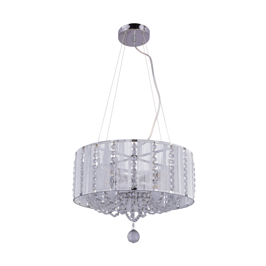 Globo - Crystal chandelier on a string 4xE14/40W/230V
