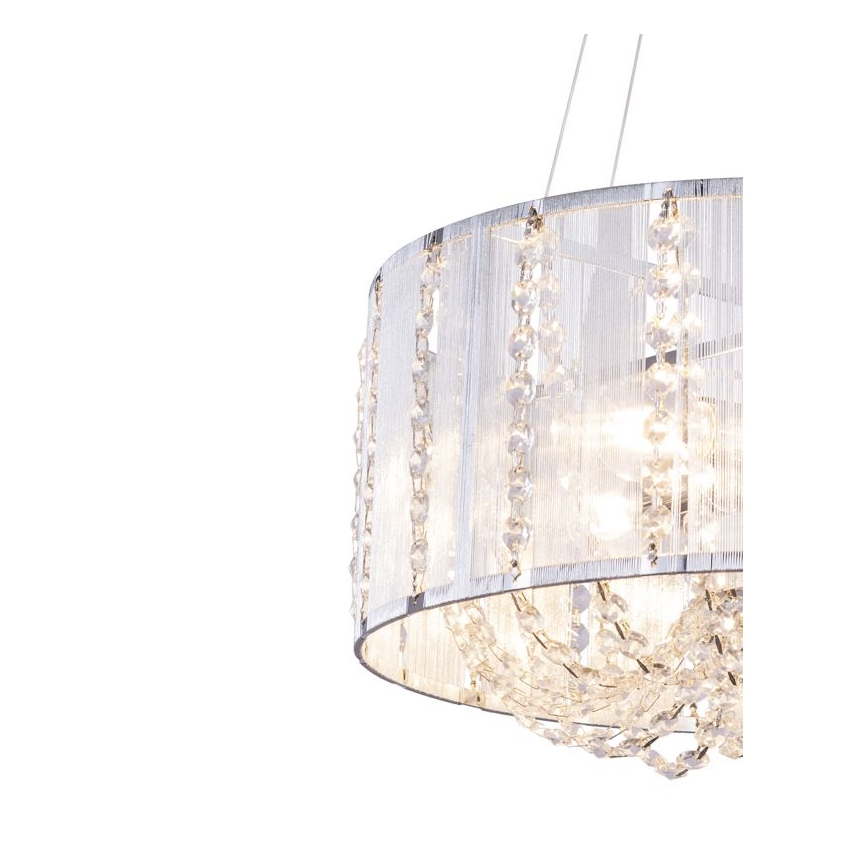 Globo - Crystal chandelier on a string 4xE14/40W/230V