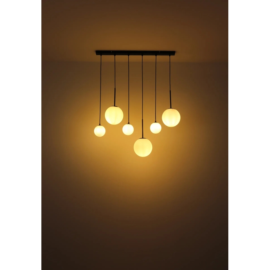 Globo - Chandelier on a string 3xE27/9W/230V + 3xG9/5W