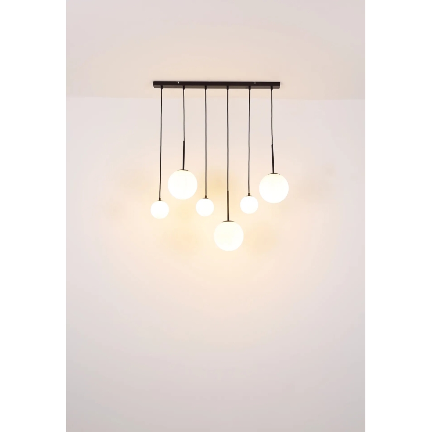 Globo - Chandelier on a string 3xE27/9W/230V + 3xG9/5W