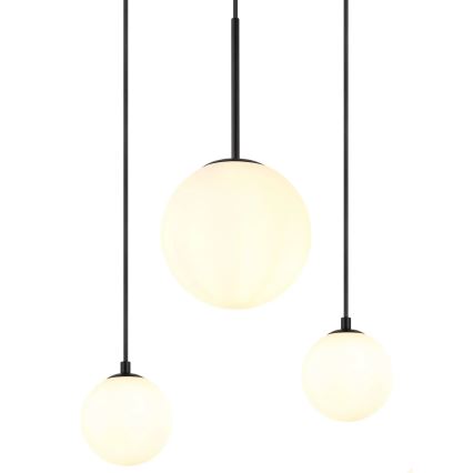 Globo - Chandelier on a string 3xE27/9W/230V + 3xG9/5W