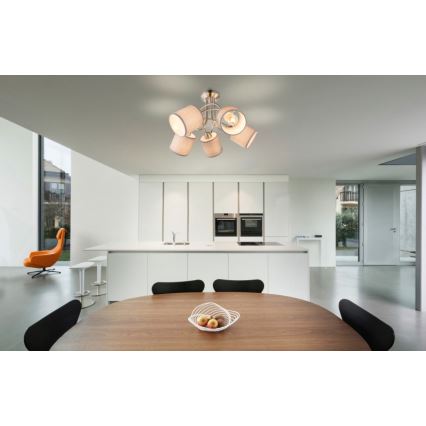 Globo - Surface-mounted chandelier 5xE14/25W/230V