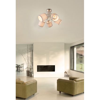 Globo - Surface-mounted chandelier 5xE14/25W/230V