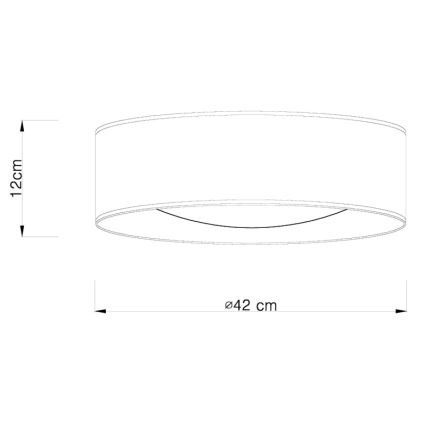 Globo 15229D7 - LED Ceiling light CLARKE LED/18W/230V