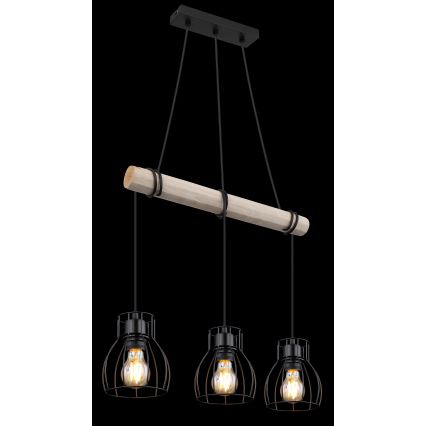 Globo - Chandelier on a string 3xE27/40W/230V