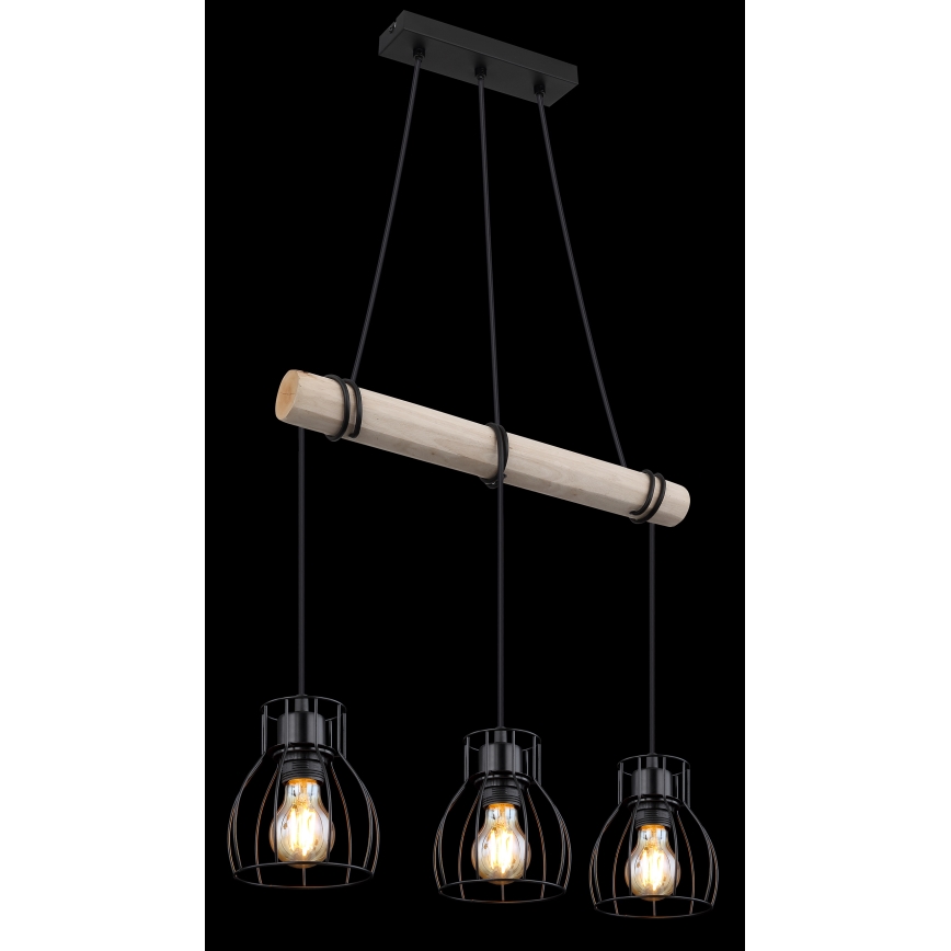 Globo - Chandelier on a string 3xE27/40W/230V