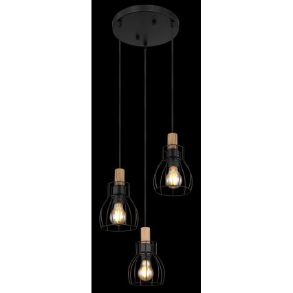 Globo - Chandelier on a string 3xE27/40W/230V