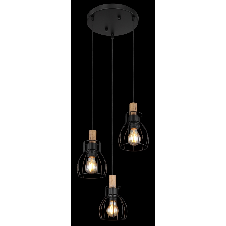 Globo - Chandelier on a string 3xE27/40W/230V