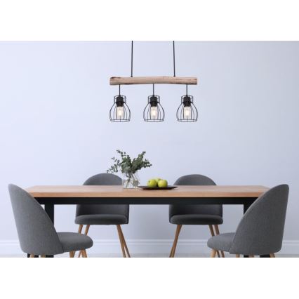 Globo 15326-3N - Chandelier on a string MINA 3xE27/40W/230V