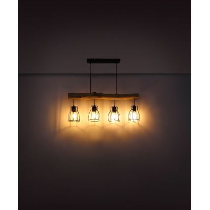 Globo - Chandelier on a string 4xE27/40W/230V