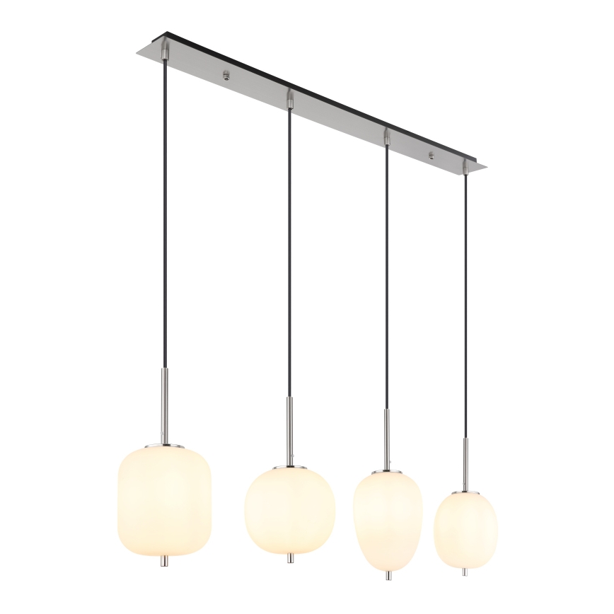 Globo - Chandelier on a string 4xE14/40W/230V white
