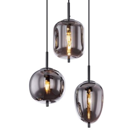 Globo - Chandelier on a string 6xE14/40W/230V black
