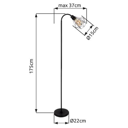Globo - Floor lamp 1xE27/40W/230V