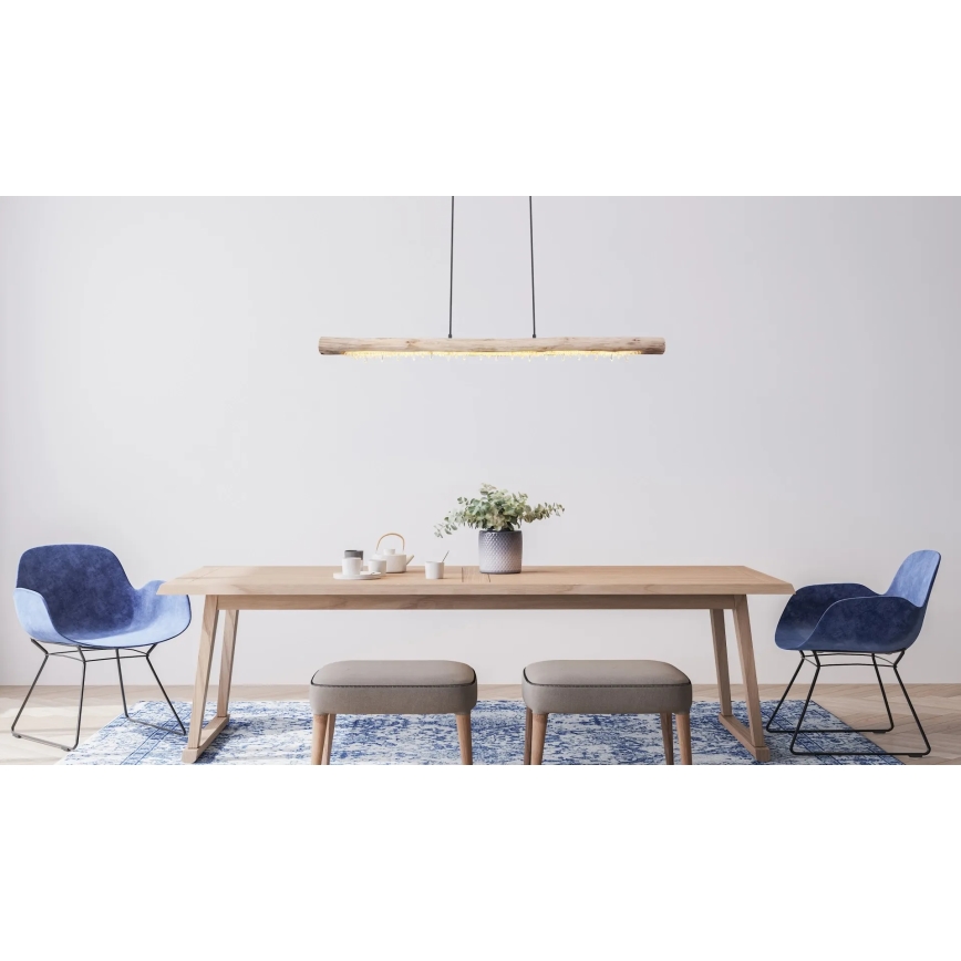 Globo 15354-20 - FELICITAS Dimmable LED Cable Pendant Lamp LED/25W/230V, Beige