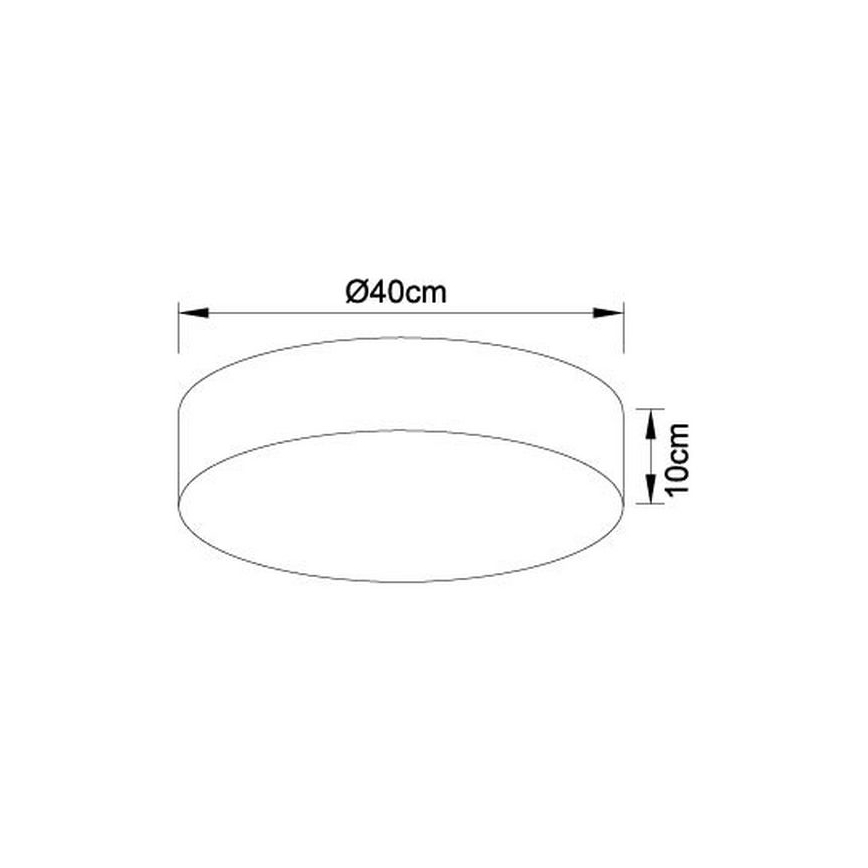 Globo - LED Dimmable ceiling light LED/24W/230V 3000-6000K + remote control