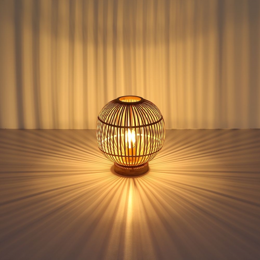 Globo - Table lamp 1xE27/60W230V bamboo