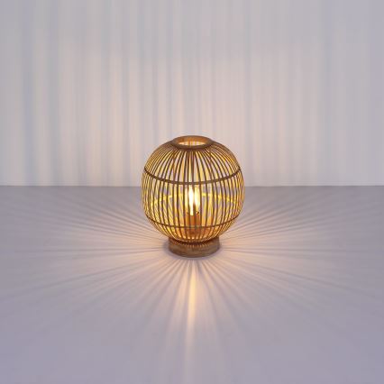 Globo - Table lamp 1xE27/60W230V bamboo