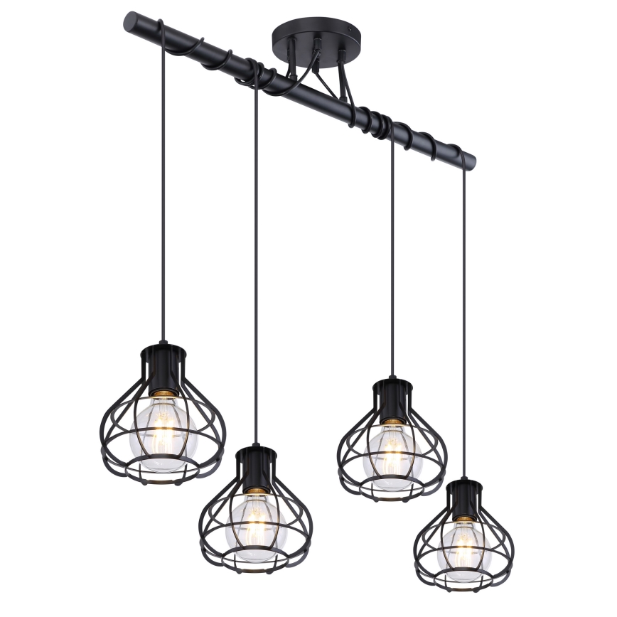 Globo - Chandelier on a string 4xE27/60W/230V
