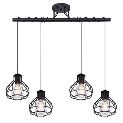 Globo - Chandelier on a string 4xE27/60W/230V