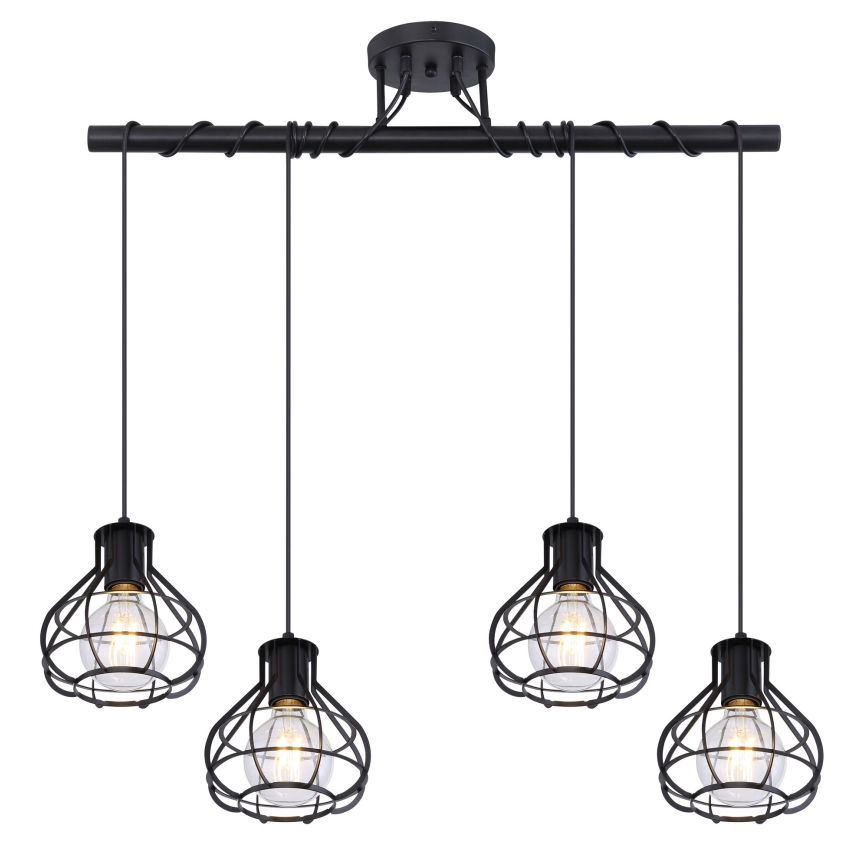 Globo - Chandelier on a string 4xE27/60W/230V