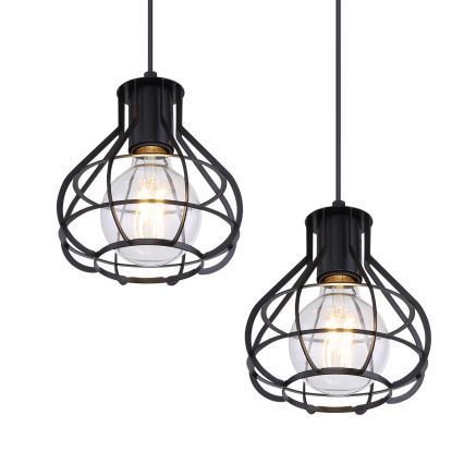 Globo - Chandelier on a string 4xE27/60W/230V