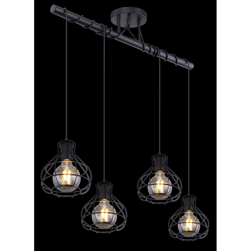 Globo - Chandelier on a string 4xE27/60W/230V