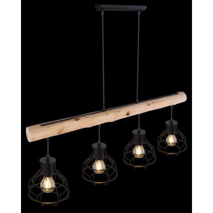 Globo - Chandelier on a string 4xE27/60W/230V