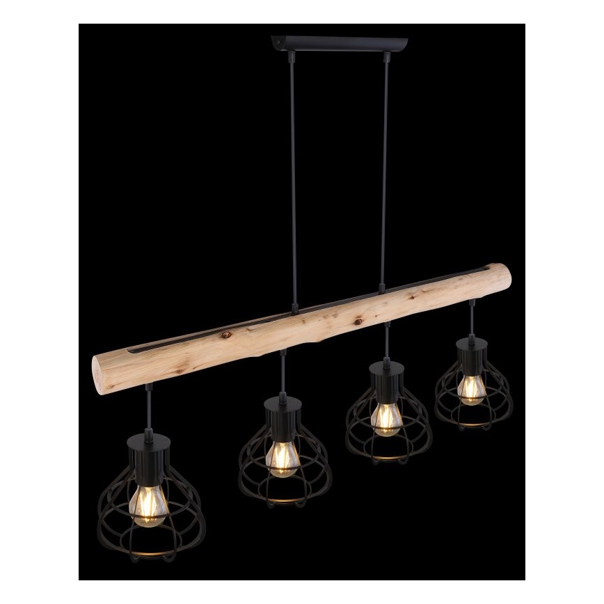 Globo - Chandelier on a string 4xE27/60W/230V