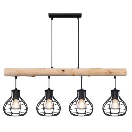 Globo - Chandelier on a string 4xE27/60W/230V