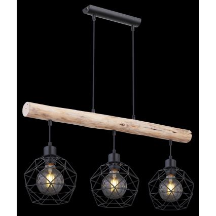 Globo - Chandelier on a string 3xE27/60W/230V