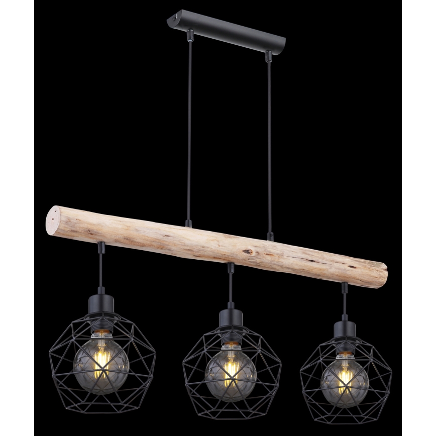 Globo - Chandelier on a string 3xE27/60W/230V